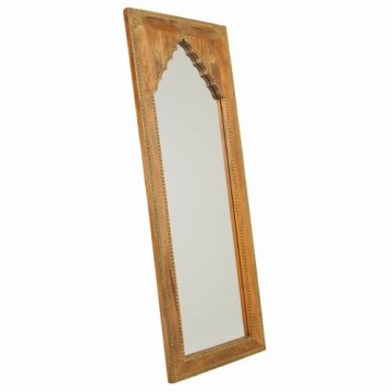 Sienas spogulis Alexandra House Living Brūns Misiņš Mango koks Koks MDF 2 x 121 x 45 cm