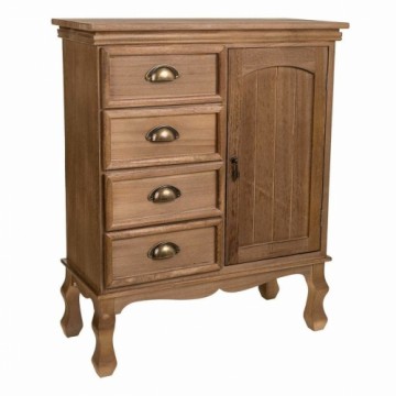 Hall Table with Drawers Alexandra House Living Brown Paolownia wood 30 x 80 x 65 cm