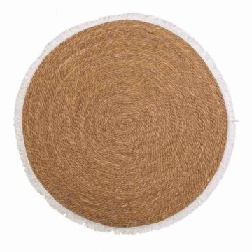 Carpet Alexandra House Living White Natural 100 x 100 cm Circular