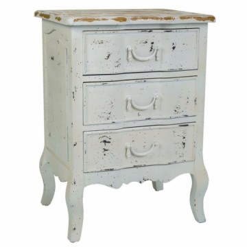 Nightstand Alexandra House Living White 40 x 70 x 50 cm