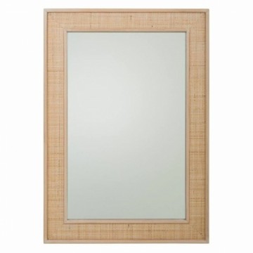 Wall mirror Alexandra House Living Natural MDF Wood 100 x 2 x 70 cm