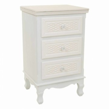 Nightstand Alexandra House Living White Cream 33 x 68 x 41 cm