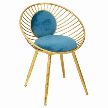 Bench Alexandra House Living Blue Golden 46 x 70 x 55 cm