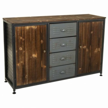 Sideboard Alexandra House Living Brown Grey Wood Metal 36 x 79 x 120 cm