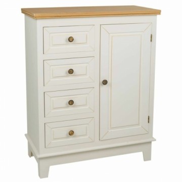 Sideboard Alexandra House Living White Natural Pine MDF Wood 32 x 84 x 66 cm