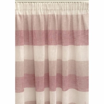 Curtain Alexandra House Living Alina Coral 400 x 270 x 1 cm Translucent