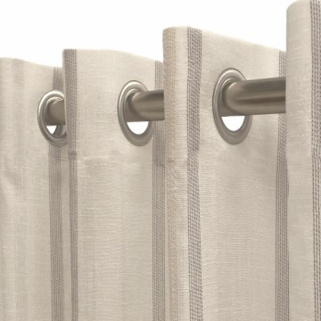 Curtain Alexandra House Living Rebeca Grey 400 x 270 x 1 cm Translucent