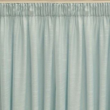 Curtain Alexandra House Living Rustik Turquoise Natural 400 x 270 x 1 cm Translucent