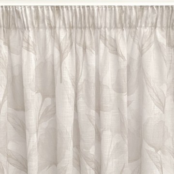 Curtain Alexandra House Living Sofia Beige 400 x 270 x 1 cm Translucent