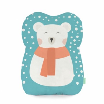 Cushion HappyFriday Happynois Multicolour Polar bear 40 x 30 cm