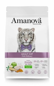 Amanova  Adult Cat Fish White Fish 1,5kg