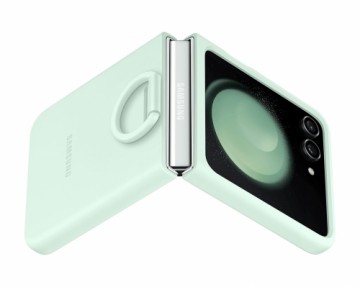 EF-PF731TME Samsung Silicone Cover with Ring for Galaxy Z Flip 5 Ocean Green (Damaged Package)