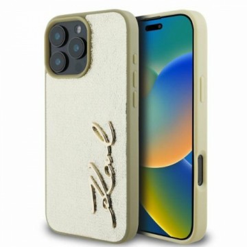 Karl Lagerfeld KLHCP16XPFMFBKMD iPhone 16 Pro Max 6.9" złoty|gold hardcase Metal Signature