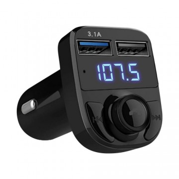 Goodbuy car FM transmitter USB | Micro SD | USB | Blue LED | 3.1A v2