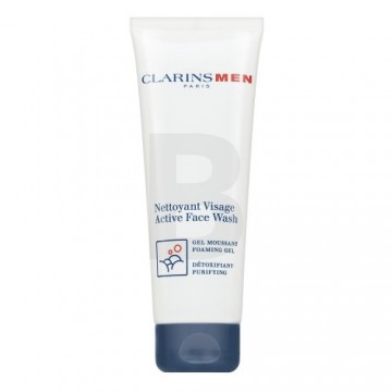 Clarins Men attīrošs gels sejas mazgāšanai Active Face Wash 125 ml