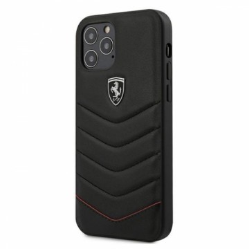 Ferrari FEHQUHCP12LBK iPhone 12 Pro Max 6,7" czarny|black hardcase Off Track Quilted