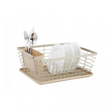 Dish Drainer, Steel-Plastic, Beige KINGHoff.