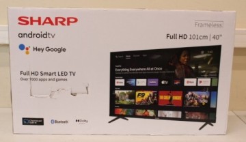 Sharp   40FH2EA | 40" (101 cm) | Smart TV | Android TV | FHD | Black | DAMAGED PACKAGING