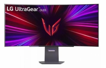 LG   Monitor||45GS95QE-B|45"|Gaming/Curved/21 : 9|Panel OLED|3440x1440|21:9|240Hz|0.03 ms|Swivel|Height adjustable|Tilt|Colour Black|45GS95QE-B