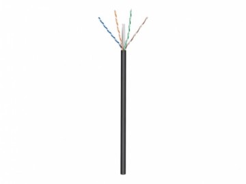 Goobay   Outdoor Network Cable | CAT 6 U/UTP | AWG 24/1 | Cable length: 100 m | Black