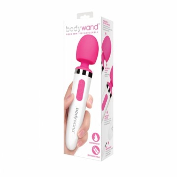 Mini atkārtoti uzlādējams vibrators-mikrofons Aqua Bodywand BW122 Rozā