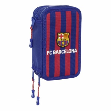 Penālis ar vietu trim zīmuļiem F.C. Barcelona 24/25 Sarkanbrūns Tumši Zils 12,5 x 19,5 x 5,5 cm 36 Daudzums