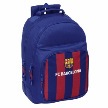 School Bag F.C. Barcelona 24/25 Maroon Navy Blue 32 x 42 x 15 cm