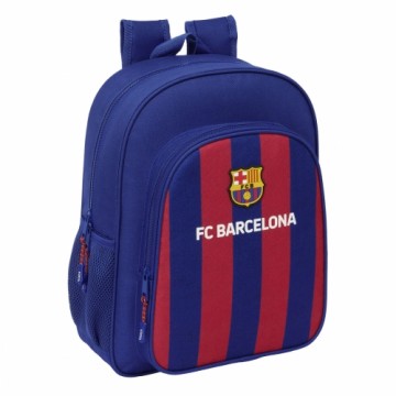 Школьный рюкзак F.C. Barcelona 24/25 Тёмно Бордовый Тёмно Синий 32 x 38 x 12 cm