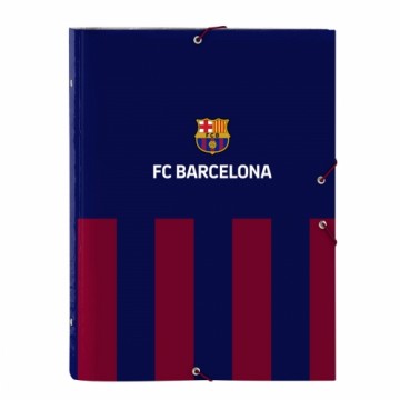 Organizatora Mape F.C. Barcelona 24/25 Sarkanbrūns Tumši Zils A4 26 x 33.5 x 4 cm