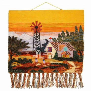 Tapestry Alexandra House Living Jute 100 x 80 cm rural