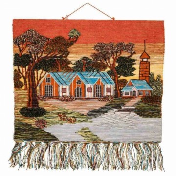 Tapestry Alexandra House Living Jute 100 x 80 cm rural