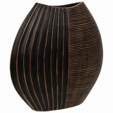 Vase Alexandra House Living Brown Polyresin 10 x 29 x 29 cm