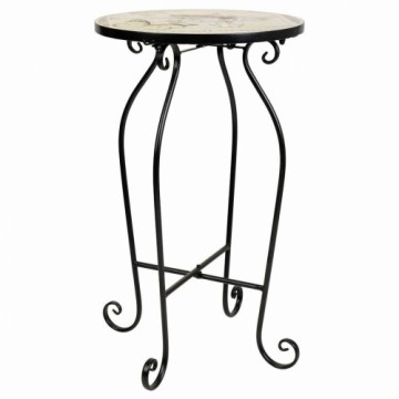 Flower Pot Stand Alexandra House Living Black Iron Tile 35 x 60 x 35 cm