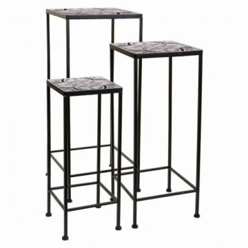 Flower Pot Stand Alexandra House Living Black Iron 30 x 68 x 30 cm