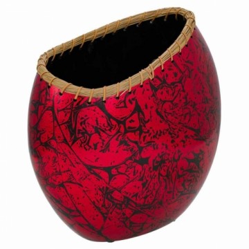 Vase Alexandra House Living Black Red Ceramic 18 x 37 x 35 cm