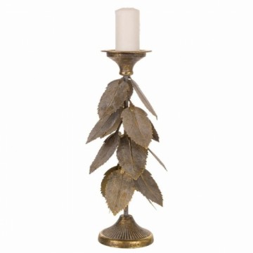 Candle Holder Alexandra House Living Golden Iron 19 x 43 x 19 cm Sheets