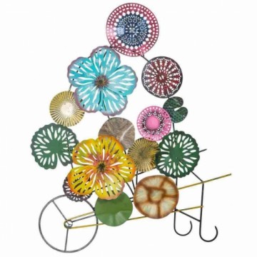 Wall Decoration Alexandra House Living Multicolour Metal Flowers 8 x 132 x 112 cm