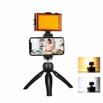 Puluz Live broadcast kit tripod mount + LED lamp + phone clamp