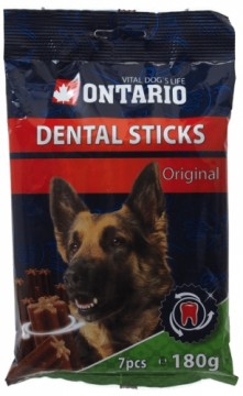 Лакомства для собак : Ontario Dental Stick Original, 180 г