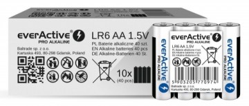 Alkaline batteries everActive Pro Alkaline LR6 AA - 4 pieces