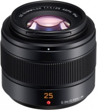 Panasonic Leica DG Summilux 25mm f/1.4 II ASPH. lens, black