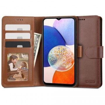 Tech-Protect Wallet case for Samsung Galaxy A14 4G | 5G - brown