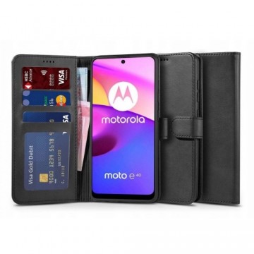 Tech-Protect Wallet Case for Motorola Moto E20 | E30 | E40 - Black