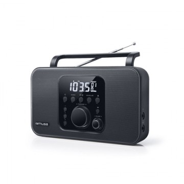 Muse Radio M-091R Black  AUX in  Alarm function 3700460206444