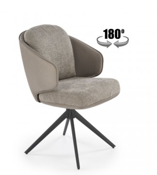 Halmar K554 chair, grey / l.grey