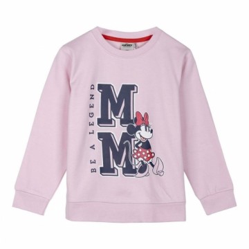 Children’s Sweatshirt without Hood Minnie Mouse Pink