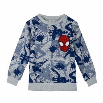 Children’s Sweatshirt without Hood Spider-Man Grey