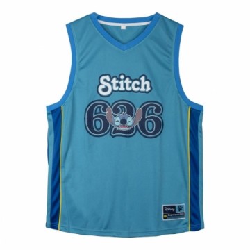 Basketbola T-krekls Stitch Zils Unisekss