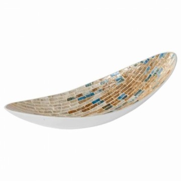 Centerpiece Alexandra House Living Blue Beige Paper Capiz 18 x 13 x 48 cm