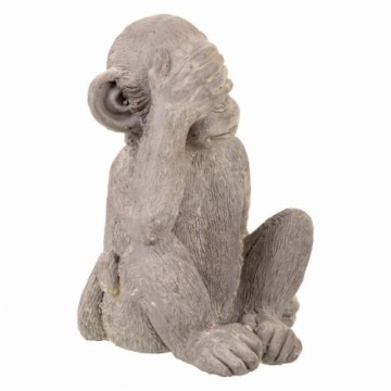 Decorative Figure Alexandra House Living Grey Polyresin Monkey 26 x 40 x 34 cm